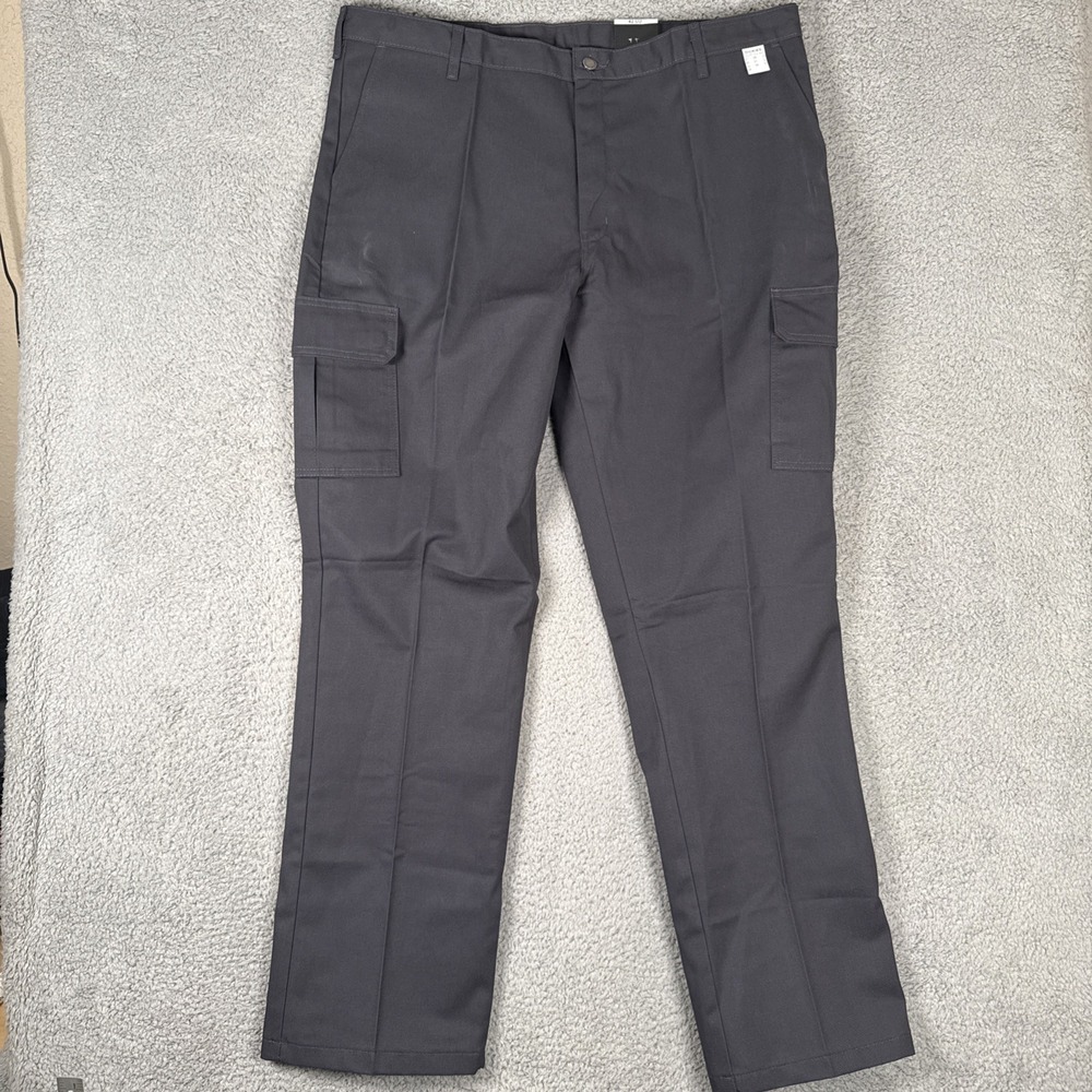 NEW DICKIES INDUSTRIAL CARGO PANTS MENS 42x34 Gray LP600
